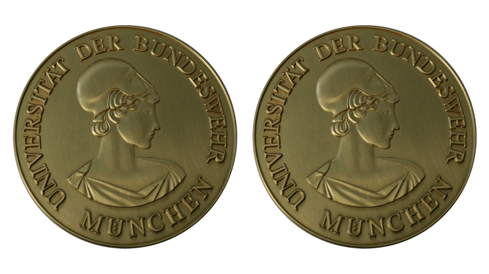 Golden German Army University Coins
