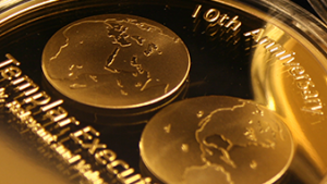 Gold-plated Company Coins