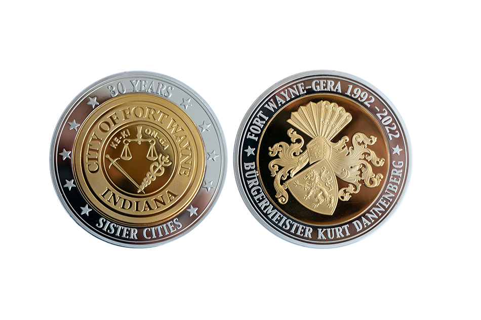 Combining Gold and Silver: Custom Coins with Dual Plating