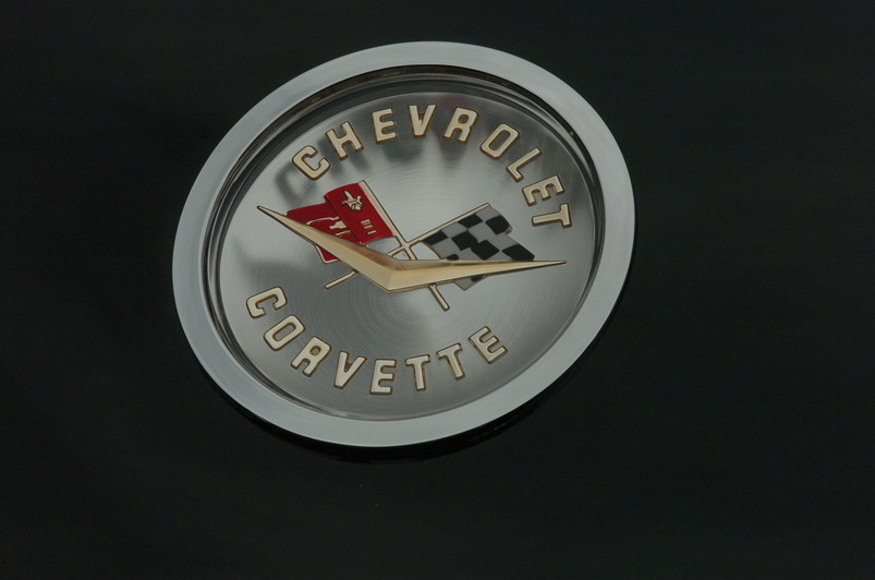Chevrolet Corvette corporate custom coins in silver