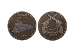 Custom Silver Coins_Antique North Star Railroad Coins