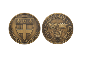 Custom Bronze Coins_Antique_Christs Hospital Coins