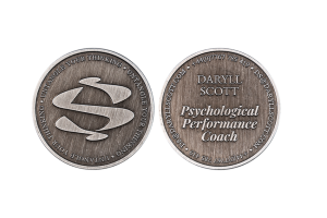 Custom Coaching Coins. Silver Antique Coins