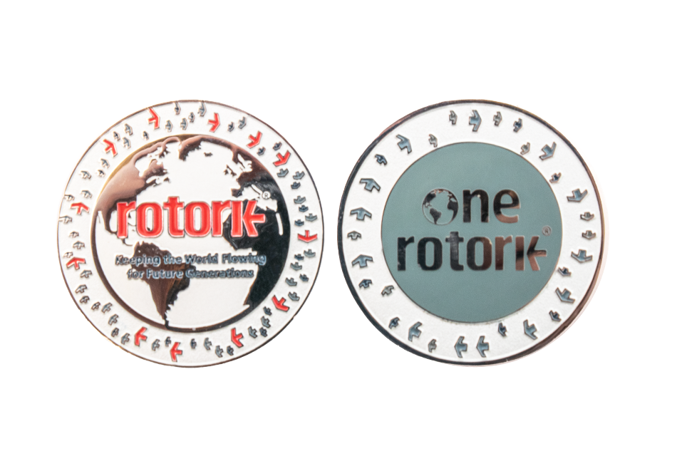 Custom Coins Polished Silver Soft Enamel_one rotork