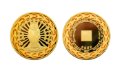 Custom Coins_Fine Silver Gold-plated_Polished Plate_Soft Enamel_BTC Coins