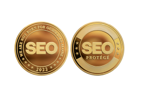 Custom Corporate Coins in Gold_Polished Plate_SEO Protégé Coins