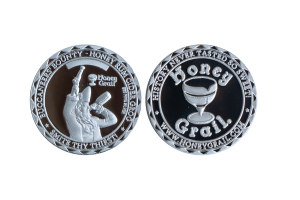 Custom Pirate Coins. Solid Silver in polished plate. Branded Coins