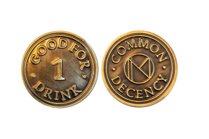 Customer Satifaction Coins from Bronze in Antique Finish