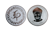 Festival coins with custom designs made from Silver in sandblasted and polished finish_Odetta coins