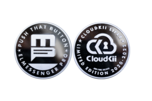 Fine Silver Logo & event coins_logo embossed in polished plate finish