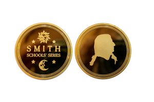 Custom Coin 24K solid Gold Polished Plate
