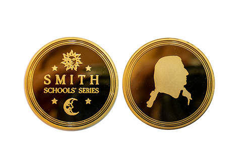 Custom Coin 24K solid Gold Polished Plate