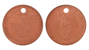 Personalised Trolley coins with hook for easy transportation, made from metal
