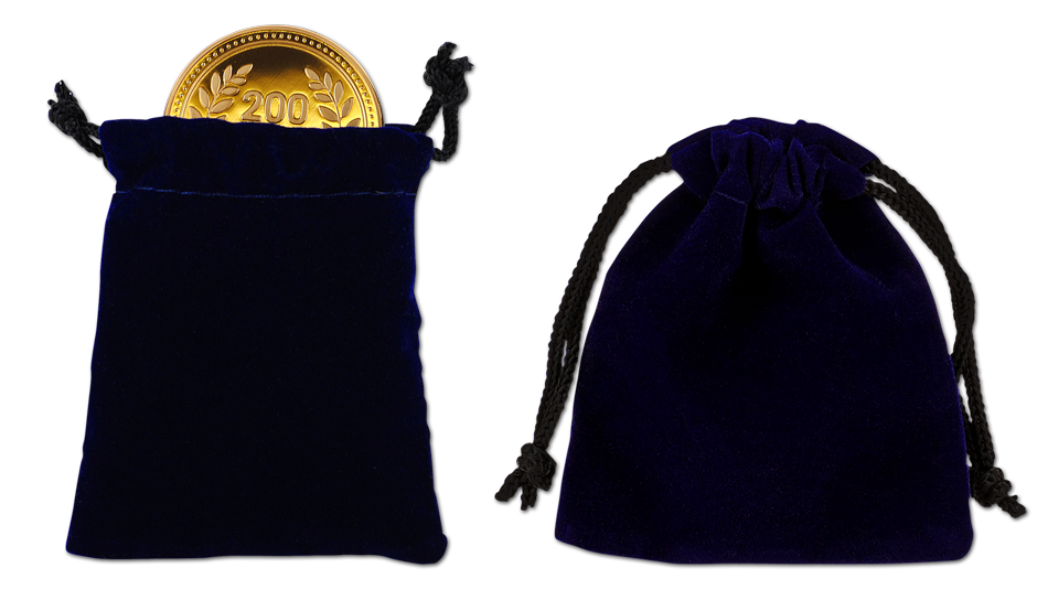 Velvet Pouch for Custom Coins
