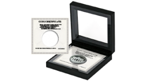 Coin frame V19 for Your Custom-minted Coins and Certificates