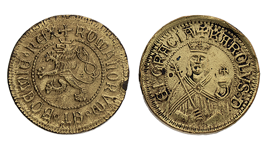 custom film coins_ bronze coins in antique finish