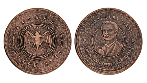 Bacardi Coins_Custom Copper Coins with Antique Finish_Bespoke Affordable Coins