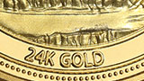 Custom Gold Coins are hallmarked with the notion 24K Gold