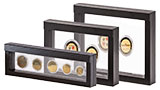 Different Sized Coin Frames to Display front and back