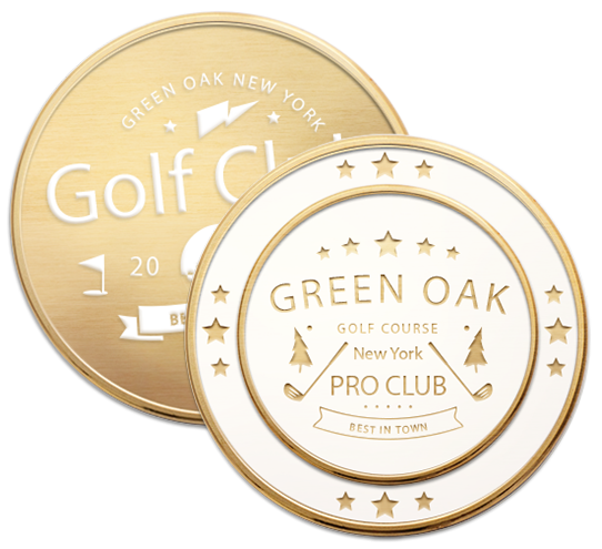 Golf Ball Marker for Golfclubs & Tournaments Image