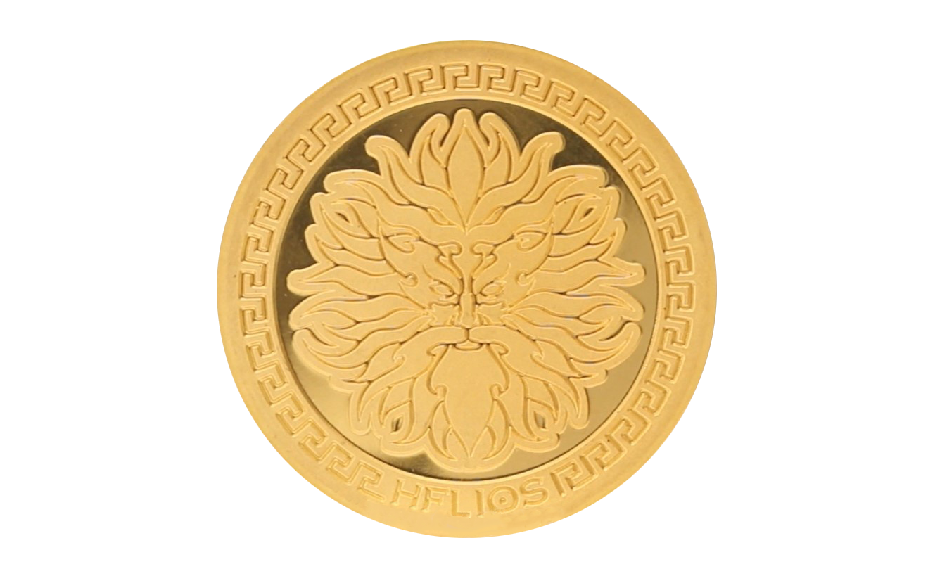 Custom minted Gold coin