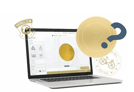 1 piece design coin image