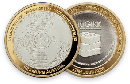 custom 24K Gold coins