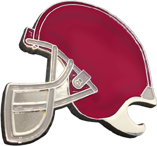 football helmet bottle opener