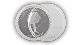 Acrylic case for custom coins
