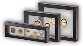 XXL Floating frame to display several custom coins at once