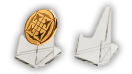 Acrilyc coin stand for custom coins